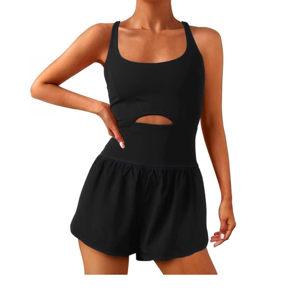One Piece Outfits Shorts Atheletic Running Jumpsuit Size Medium